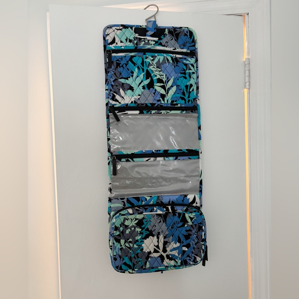 Vera Bradley Blue and Black Hanging Organizer